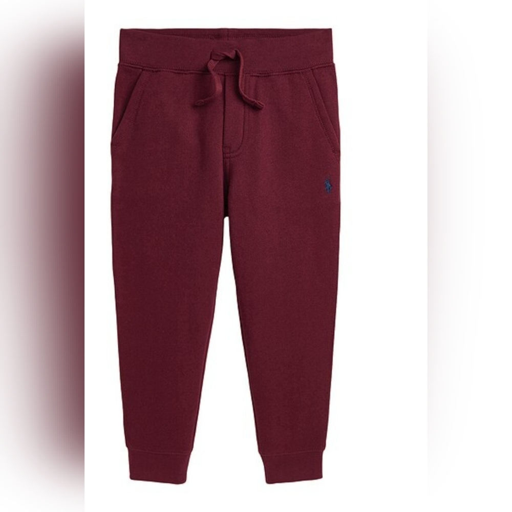 POLO Ralph Lauten Burgundy Kids Jogger Pants...Size 2t & 5kids